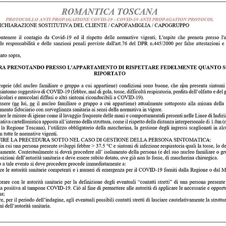 Hébergement de vacances Romantica Toscana *